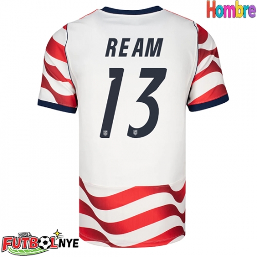 Camiseta Estados Unidos Tim Ream #13 Primera Equipación Mundial 2026 manga corta